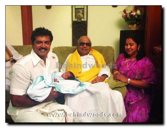 Sarath Kumar couple with DMK President